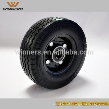 High Performance Strong 6X2 pu foam filled rubber wheel